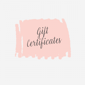 GIFT CERTIFICATES
