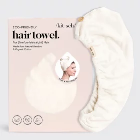 Kitsch Hair Towel - Turban WHITE