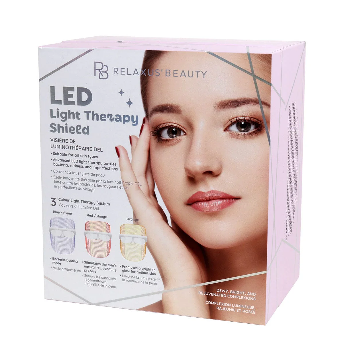 Relaxus Beauty LED Light Therapy Shield