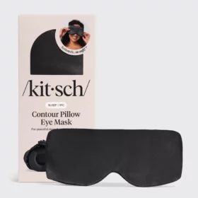 Kitsch Contour Pillow Eye Mask BLACK
