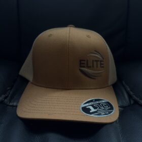 Elite Brown Embroidered Hat