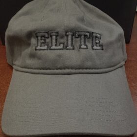 Elite Charcoal Embroidered Hat