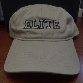 Elite Beige Embroidered Hat