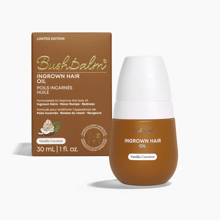 Bush Balm Vanilla Coconut Ingrown Hair Oil