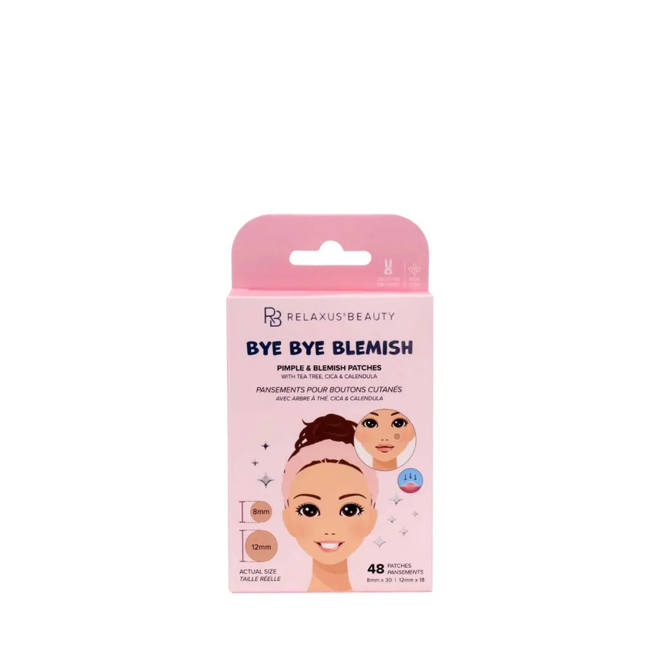Relaxus Bye Bye Blemish Pimple Patches (48 patches per pack)